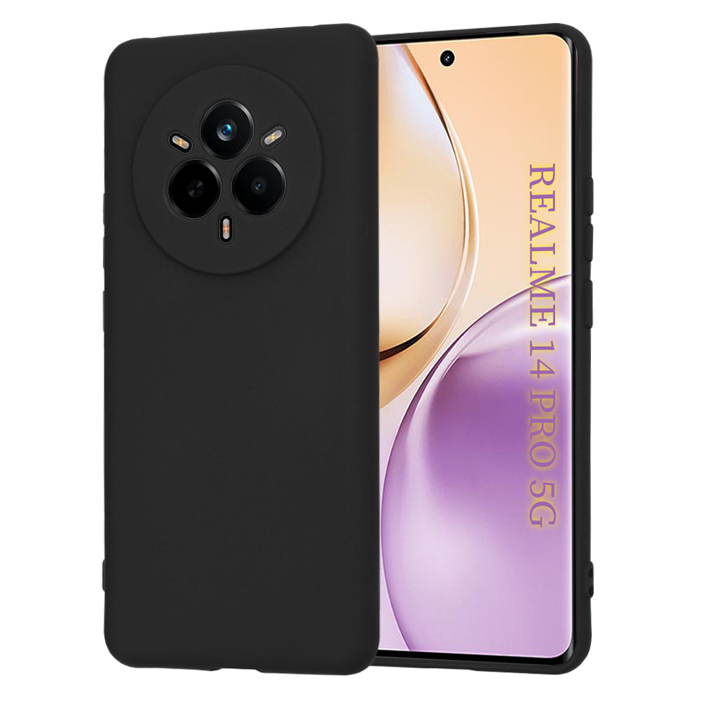 Ovitek za Realme 14 Pro, Techsuit, SoftFlex, Črn