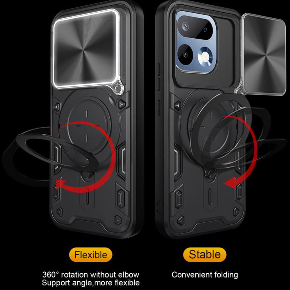 Ovitek za Realme 16 Pro+, Techsuit, CamGuard Pro, modra