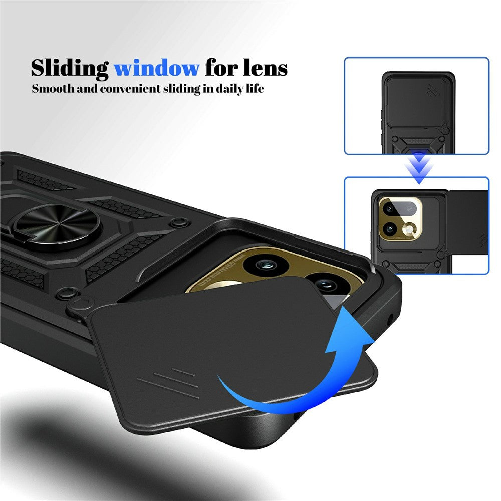 Ovitek za Realme 16 Pro+, Techsuit, CamShield, Črn