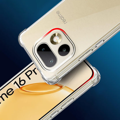 Ovitek za Realme 16 Pro, Techsuit, Shockproof Clear, Prozoren