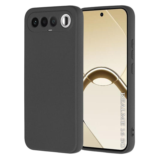 Case for Realme 16, Techsuit, SoftFlex, Black