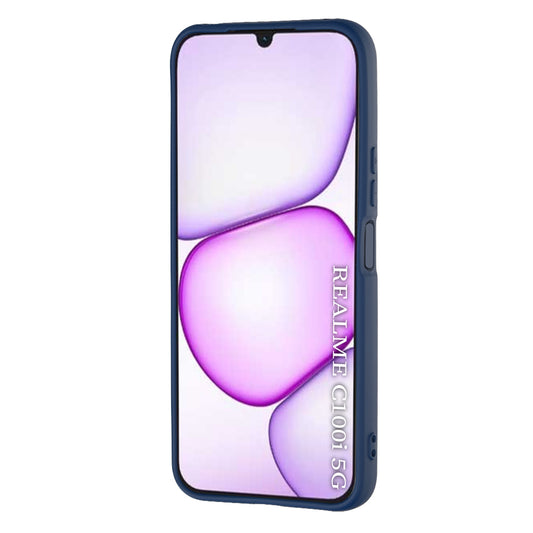 Ovitek za Realme C100 5G, Techsuit, SoftFlex, temno moder