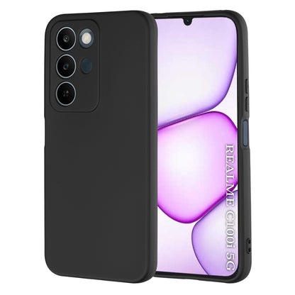 Ovitek za Realme C100 5G, Techsuit, SoftFlex, Črn