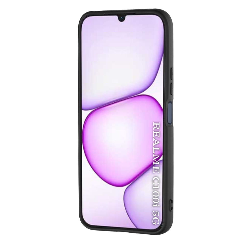 Ovitek za Realme C100 5G, Techsuit, SoftFlex, Črn