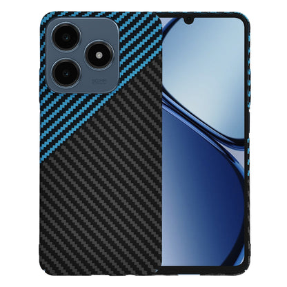Ovitek za Realme C63 / C61, Techsuit, Carbonite FiberShell, Črno modra