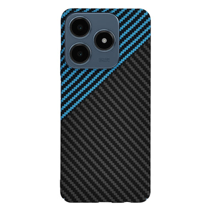 Ovitek za Realme C63 / C61, Techsuit, Carbonite FiberShell, Črno modra