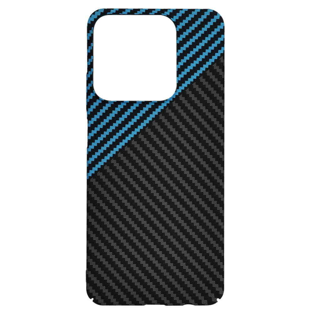 Ovitek za Realme C63 / C61, Techsuit, Carbonite FiberShell, Črno modra