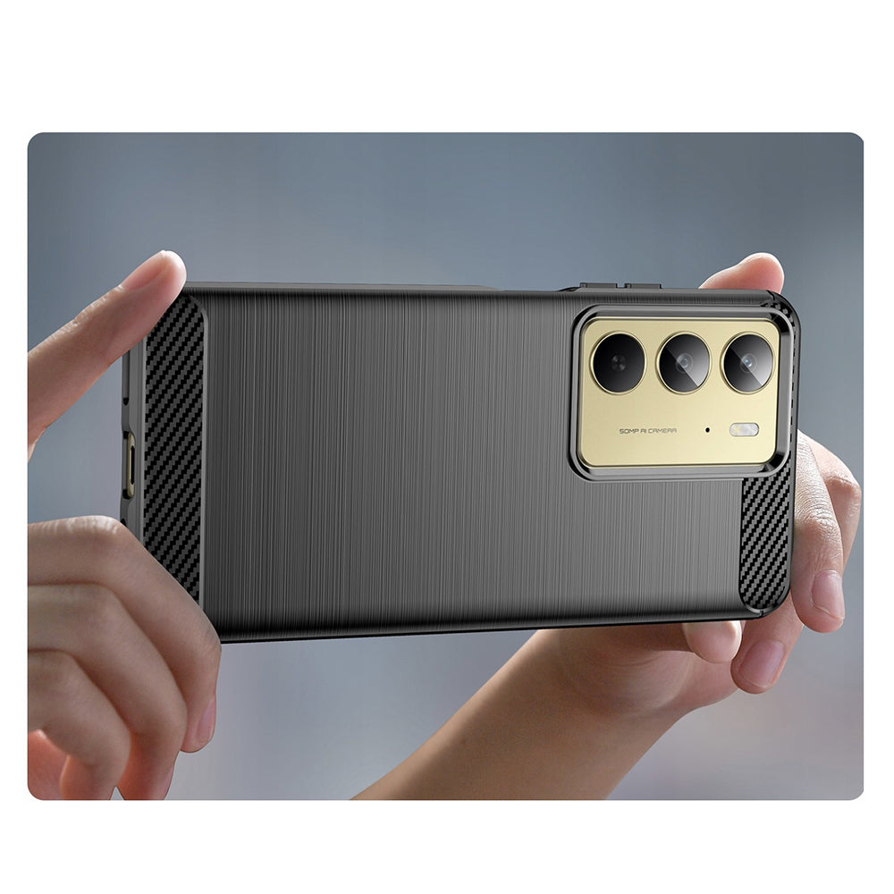 Case for Realme C75 5G / 14x, Techsuit, Carbon, Black