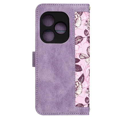 Ovitek za Realme GT 6T / GT 6, Techsuit, FlipCraft, vijoličen