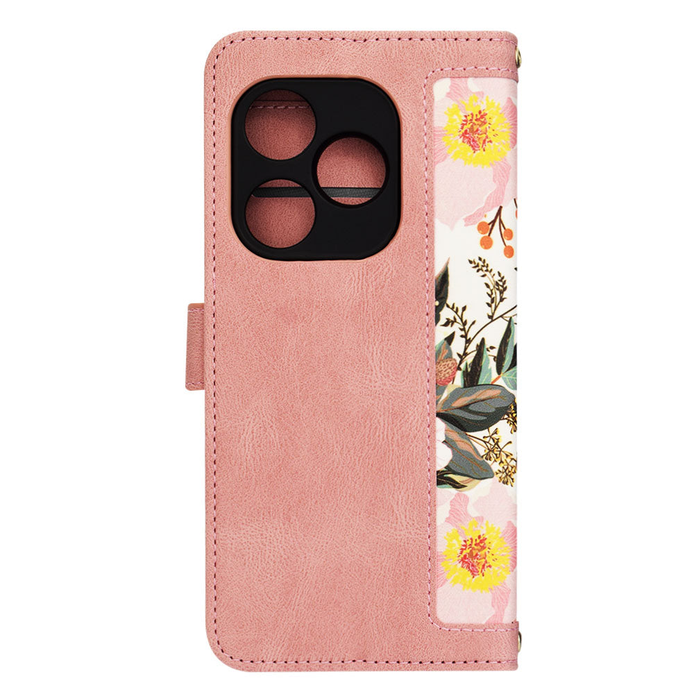 Case for Realme GT 6T / GT 6, Techsuit, FlipCraft, Pink