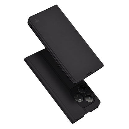 Ovitek za Realme GT 6T / GT 6, Techsuit, Magskin Book, Črn