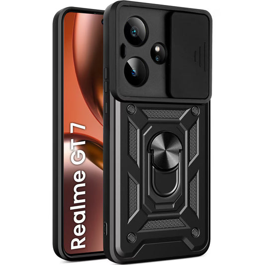 Ovitek za Realme GT 7, Techsuit, CamShield, Črn