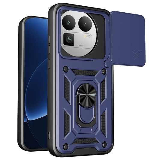 Ovitek za Realme GT 8 Pro, Techsuit, CamShield (zaokrožen izrez za kamero), Modra