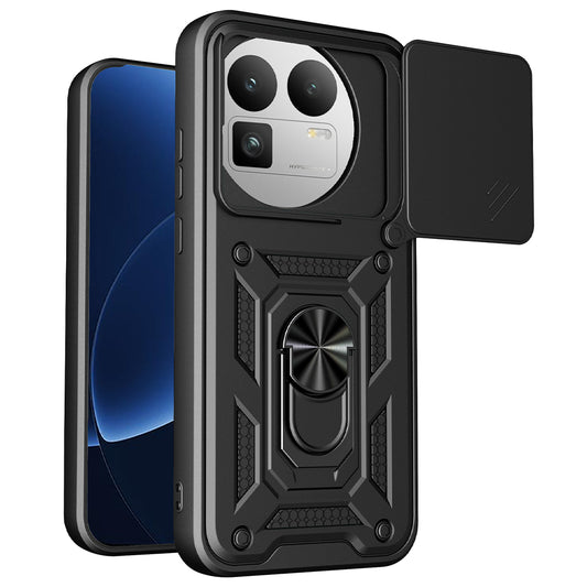 Ovitek za Realme GT 8 Pro, Techsuit, CamShield (izrez za okroglo kamero), črn