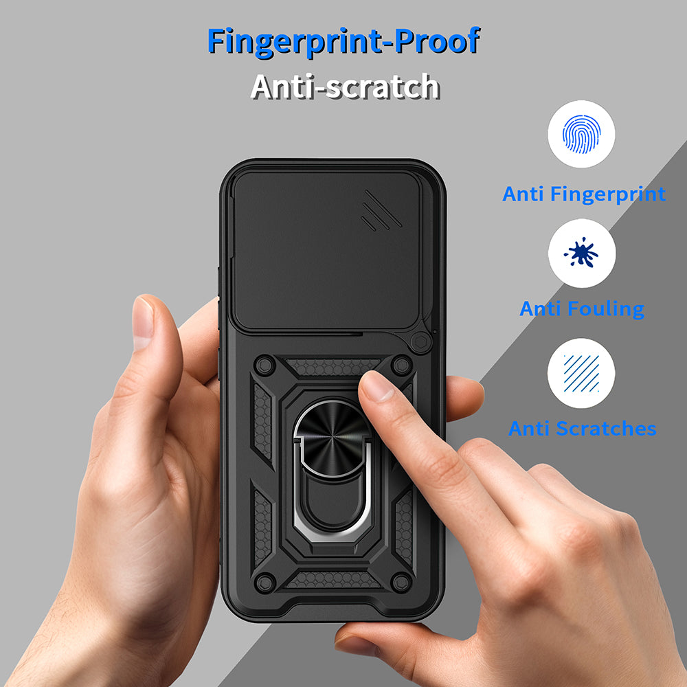 Ovitek za Realme GT 8 Pro, Techsuit, CamShield (izrez za okroglo kamero), črn