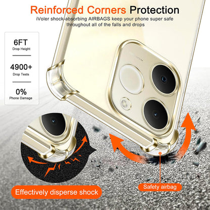 Ovitek za Realme Note 70T, Techsuit, Shockproof Clear, Prozoren