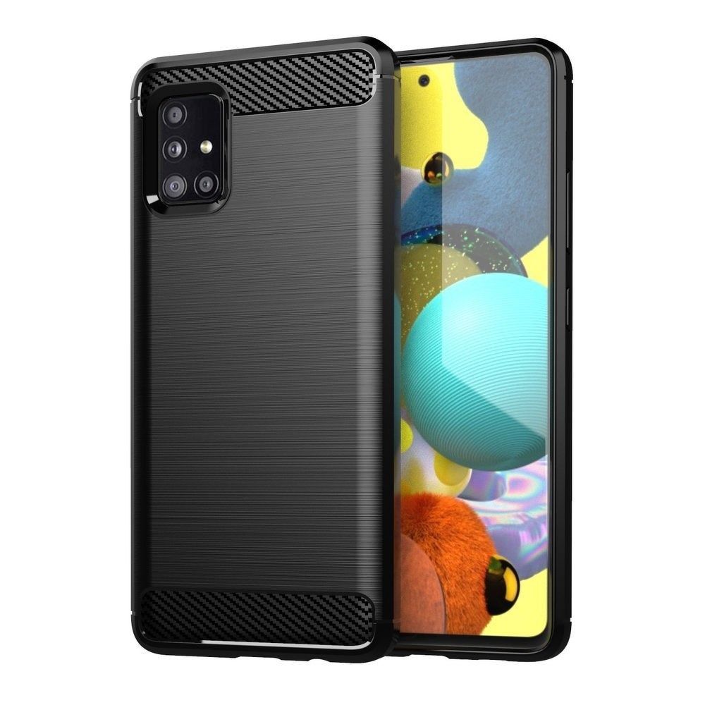 Ovitek za Samsung Galaxy A71 A715, OEM, Karbon, Črn