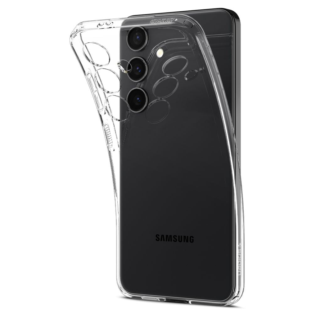 Ohišje za Samsung Galaxy S24 S921, Spigen, s tekočimi kristali, prozorno 