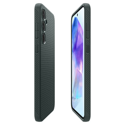 Pouch for Samsung Galaxy A55 5G A556, Spigen, Liquid Air, Green ACS07527 