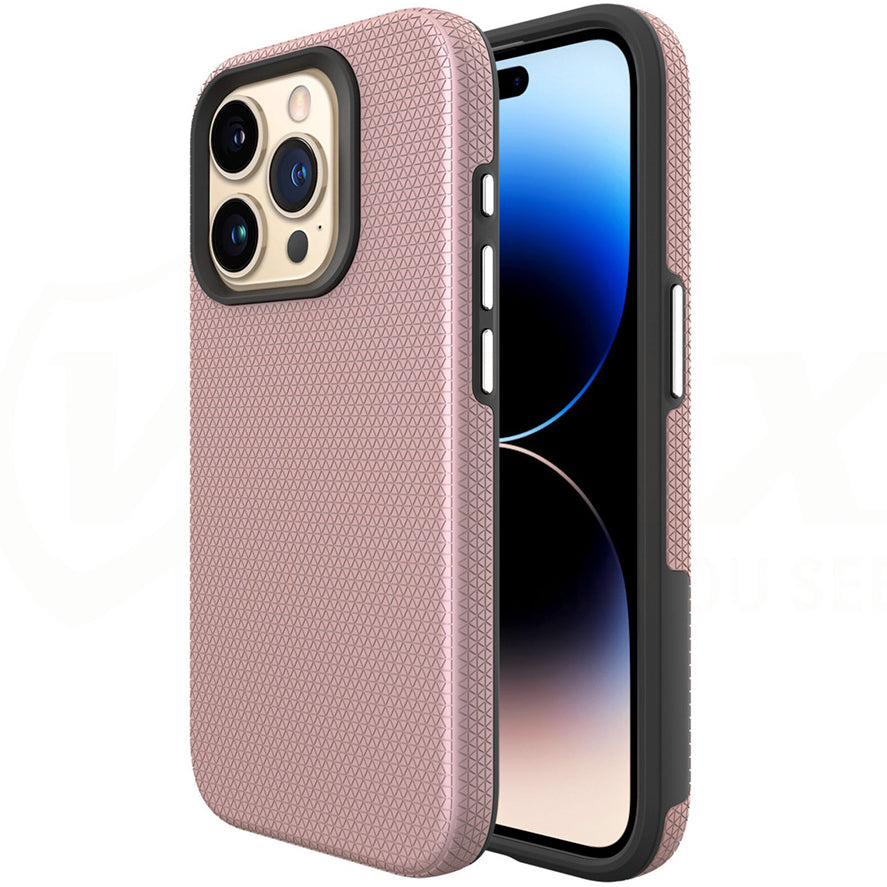 Ovitek za Samsung Galaxy A15 5G A156 / A15 A155, Vmax, Triangle, rožnato zlata