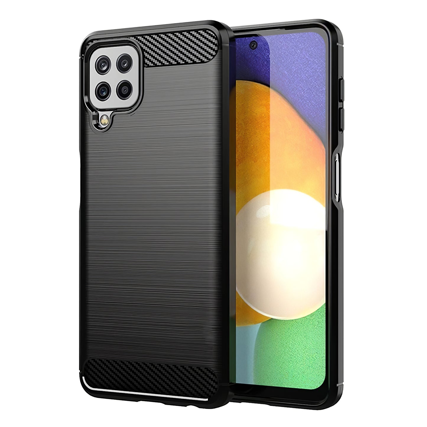 Ovitek za Samsung Galaxy A22 A225, OEM, Karbon, Črn