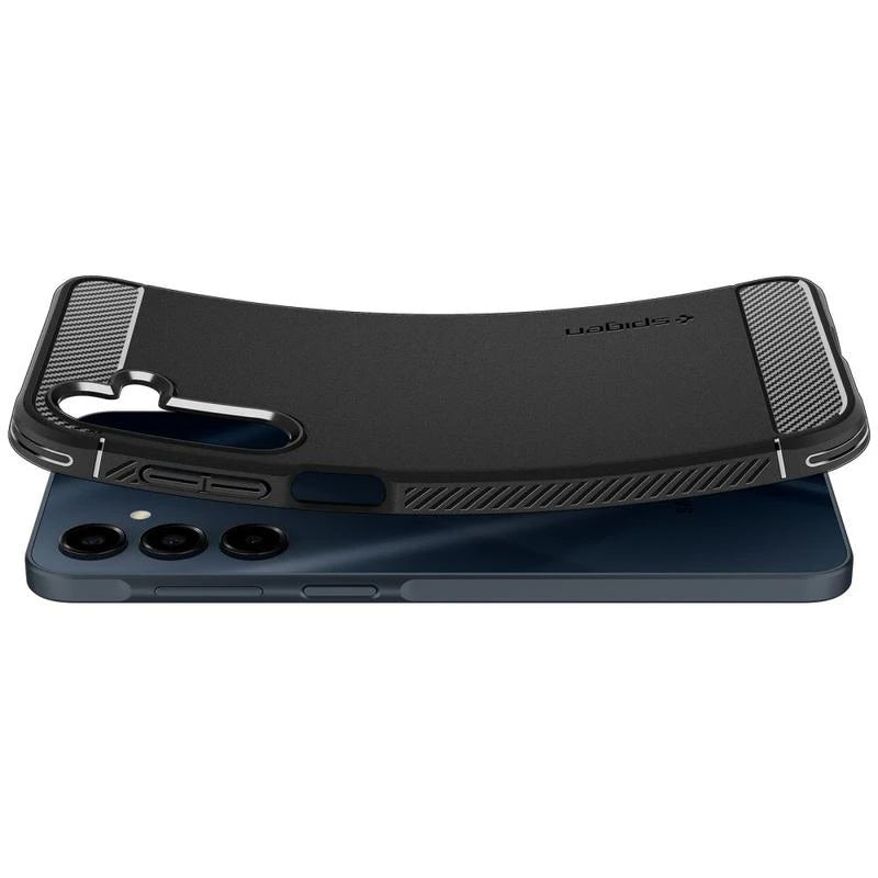 Pouch for Samsung Galaxy A16 5G A166 / A16 4G A165, Spigen, Rugged Armor, Black ACS08891 