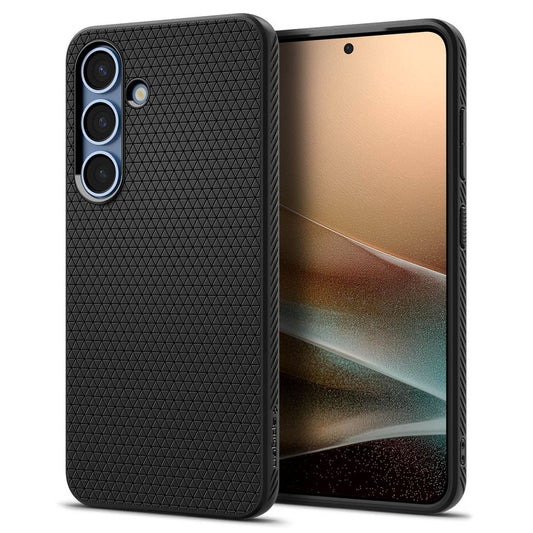 Ovitek za Samsung Galaxy S25+ S936, Spigen, Liquid Air, Črn ACS08979