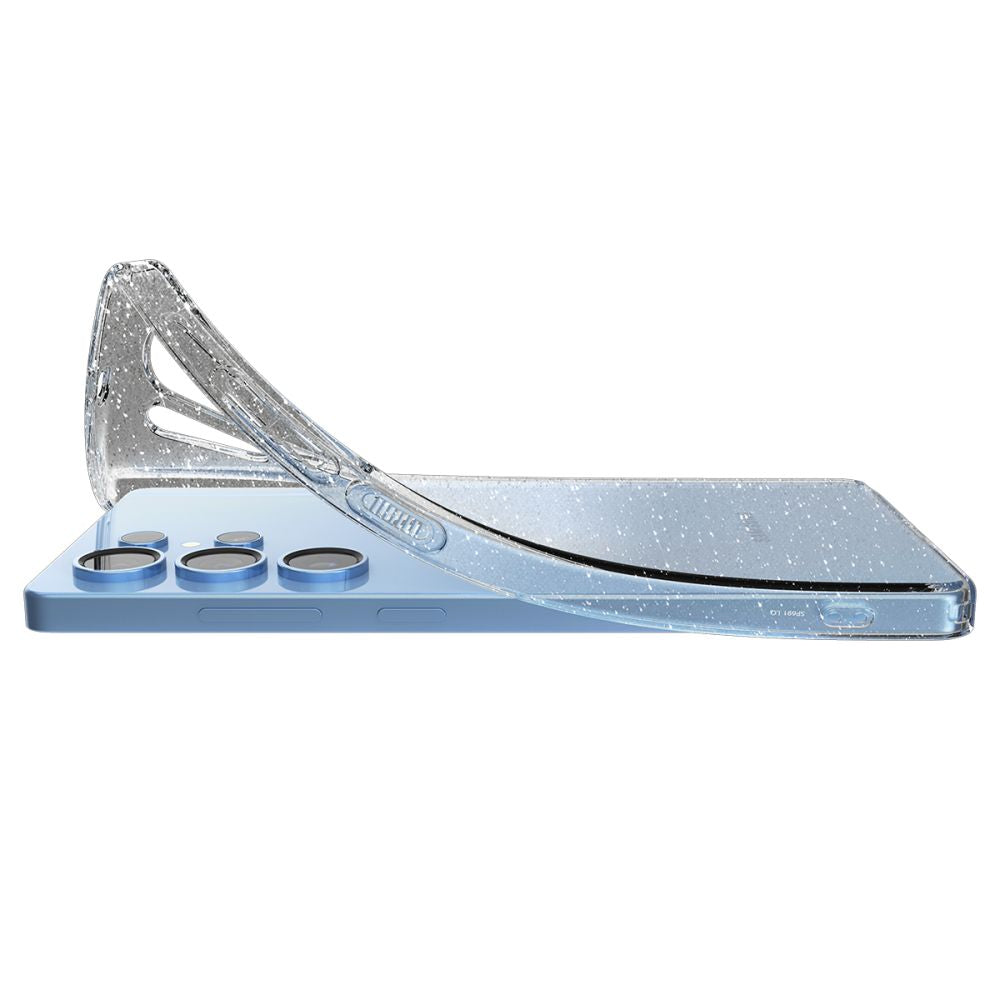 Ovitek za Samsung Galaxy S25 Ultra S938, Spigen, Liquid Crystal Glitter, Prozoren ACS08950