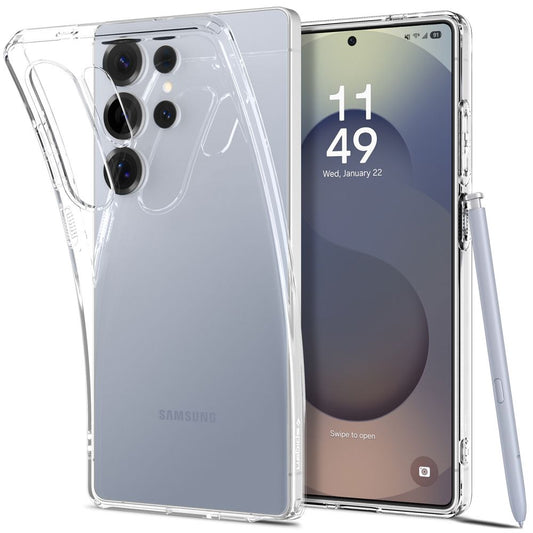 Ovitek za Samsung Galaxy S25 Ultra S938, Spigen, Liquid Crystal, Prozoren ACS08948