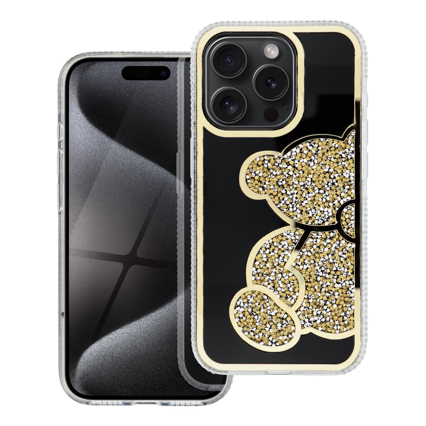 Ovitek za Samsung Galaxy A15 5G A156 / A15 A155, OEM, Teddy Bear, Zlata