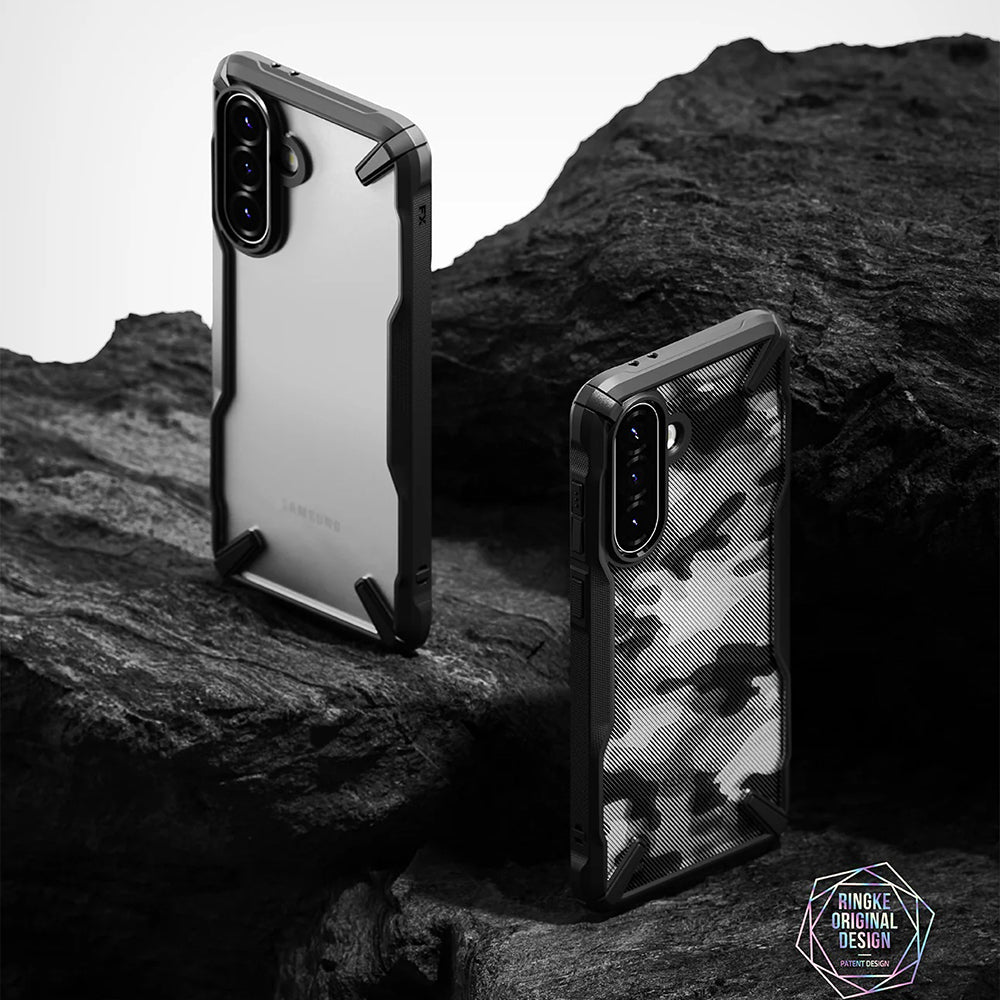 Ovitek za Samsung Galaxy A56 A566 / A36 A366, Ringke, Fusion X Camo, črn