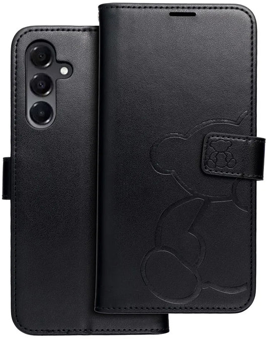 Ovitek za Samsung Galaxy A16 5G A166, OEM, MEZZO Teddy Bear, Črn