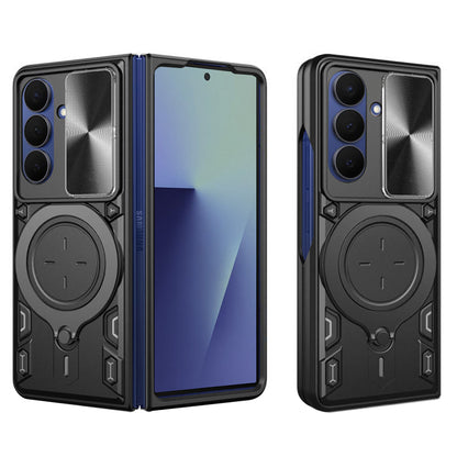 Ovitek za Samsung Galaxy Z Fold7 F966, Techsuit, CamGuard Pro, Črn