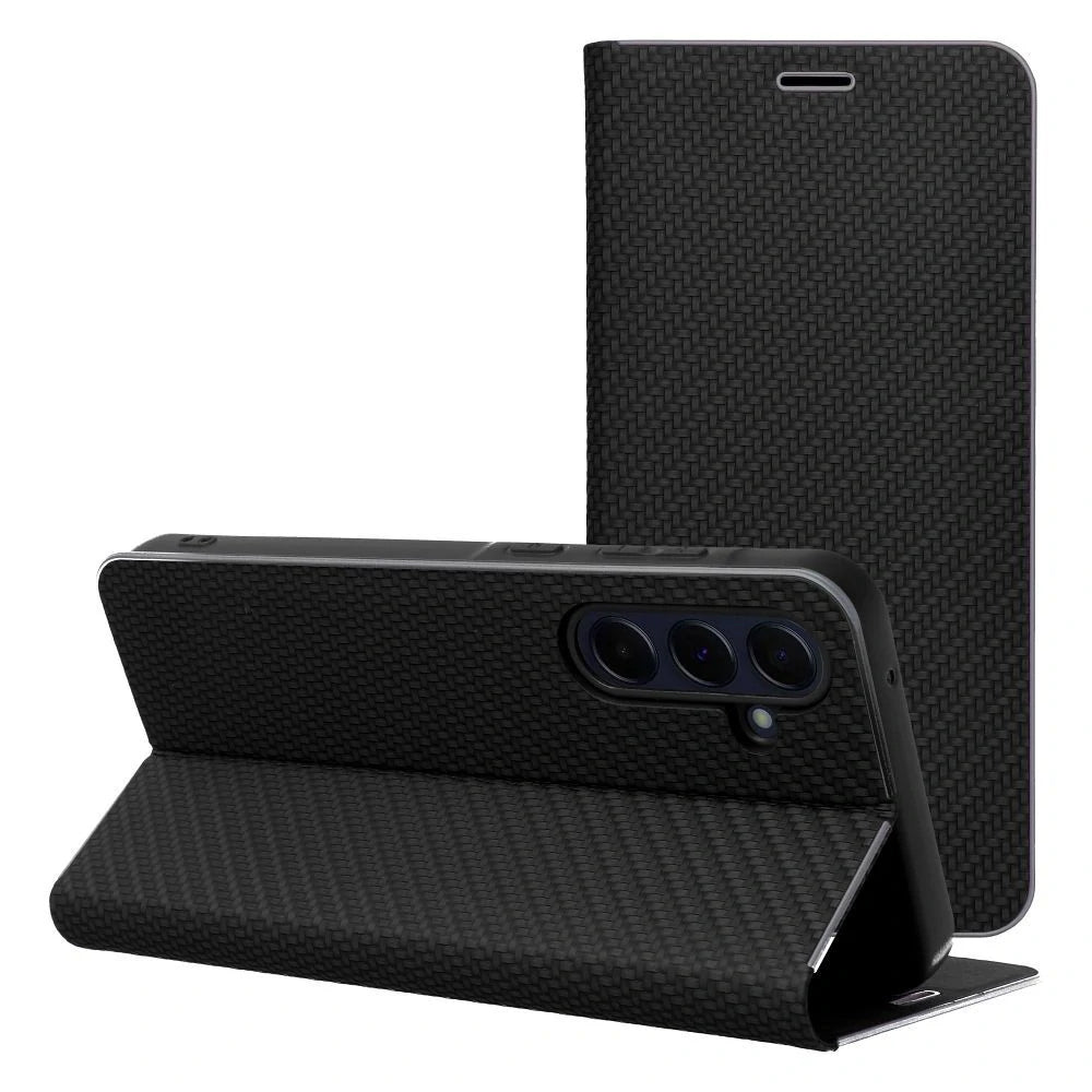 Ovitek za Samsung Galaxy A36 A366, OEM, Luna Carbon, Črn