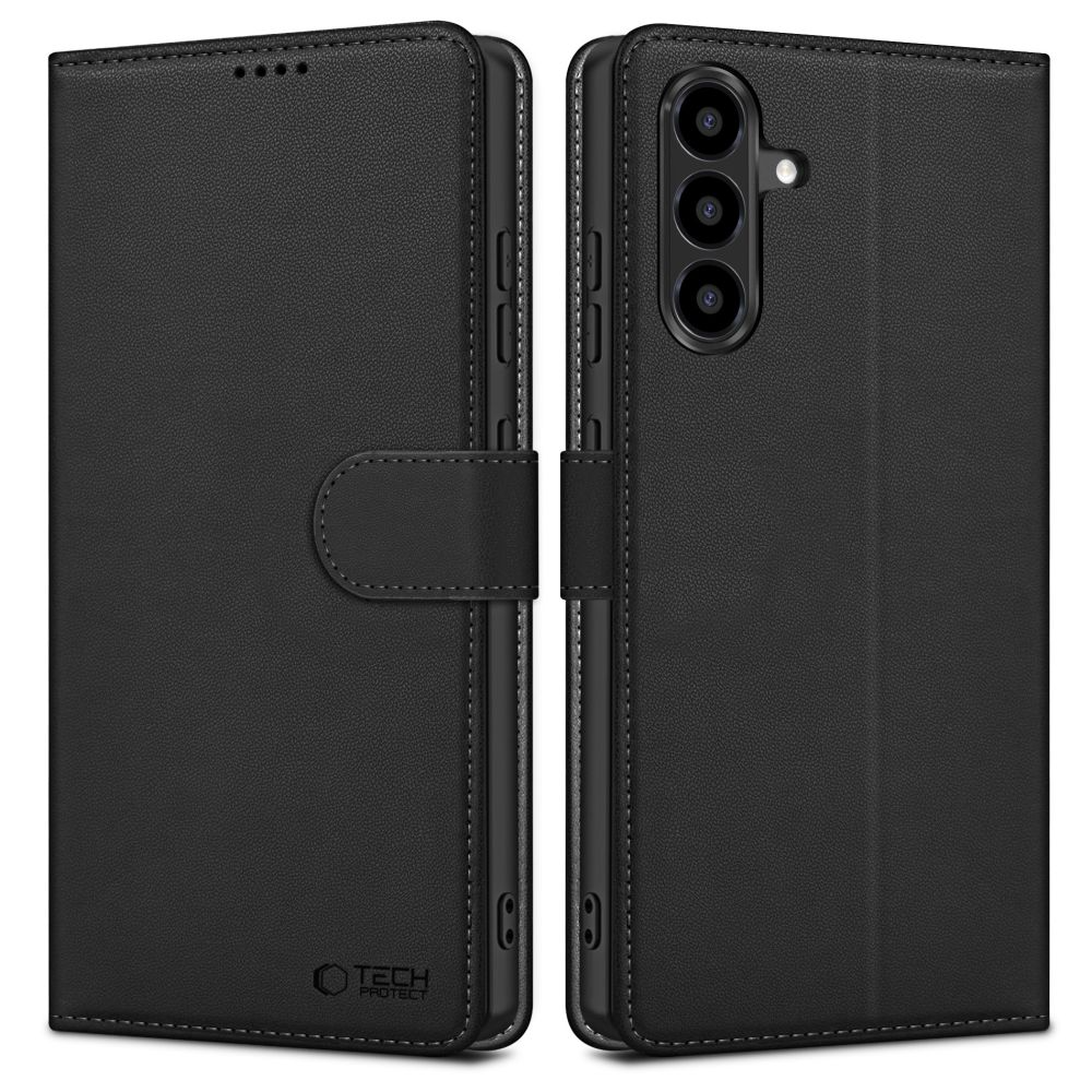Ovitek za Samsung Galaxy A37 5G / A56 A566 / A36 A366, Tech-Protect, Wallet, Črna