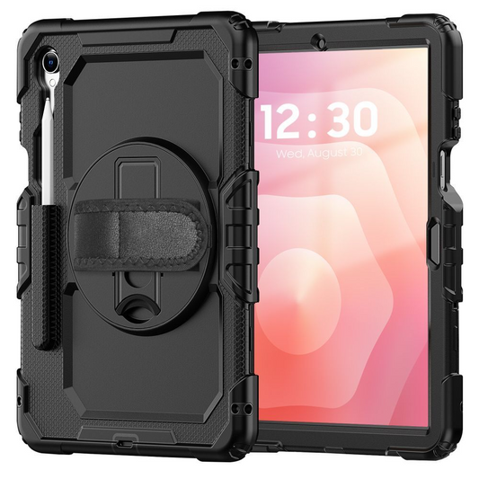 Ovitek za Samsung Galaxy Tab S11, Tech-Protect, Solid360, Črn