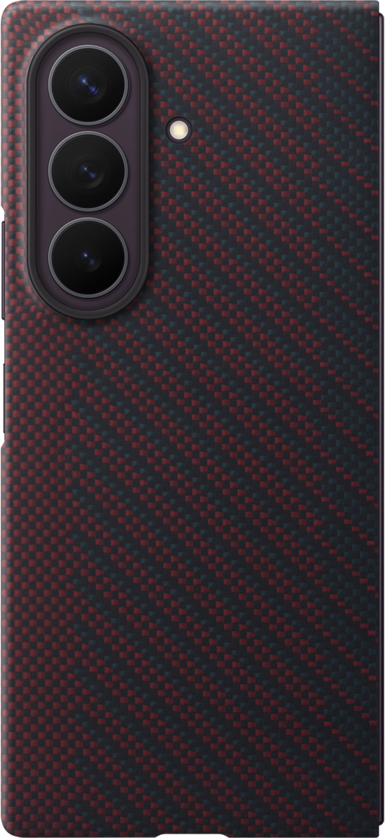 Case for Samsung Galaxy Z Fold8 Ultra F976, Carbon Magnet Case, Red EF-KF976SREGWW