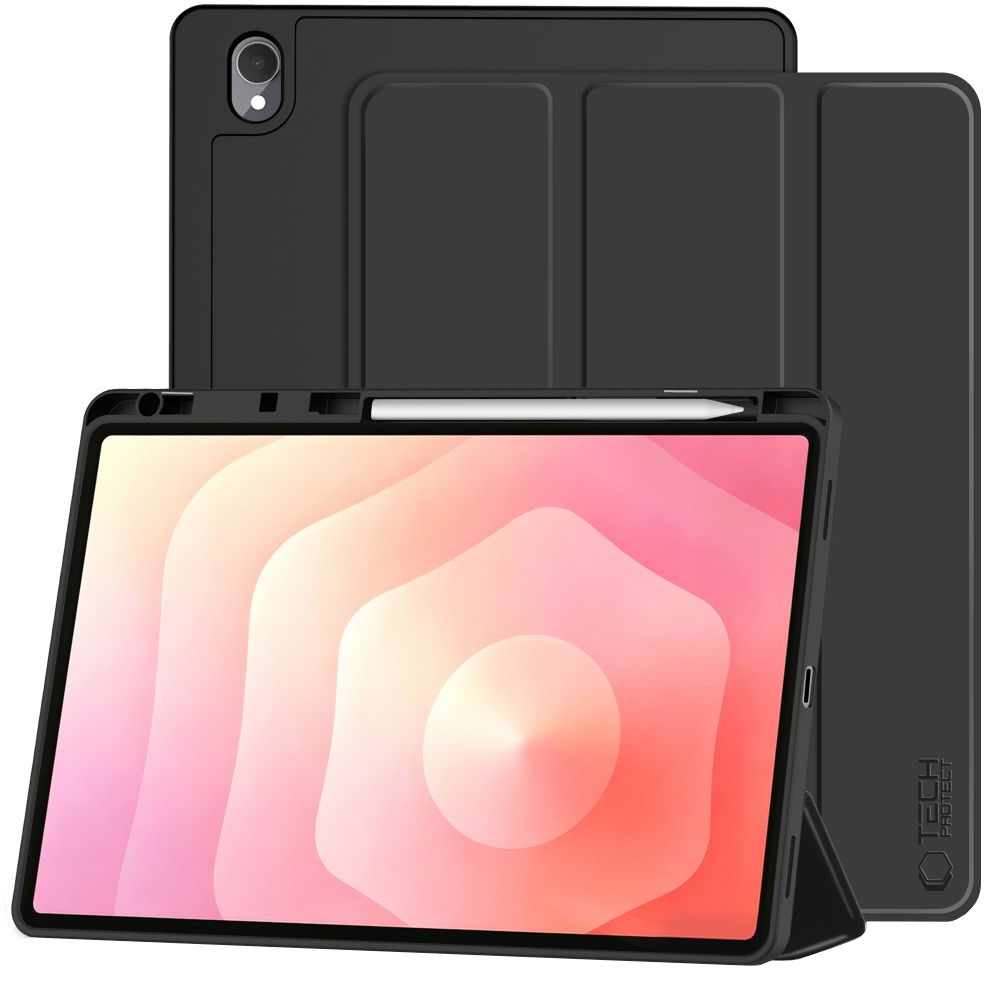 Ovitek za Samsung Galaxy Tab S12 Plus, Tech-Protect, SC PEN, Črn