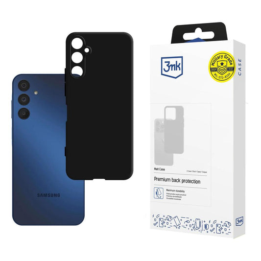 Case for Samsung Galaxy A15 5G A156 / A15 A155, 3MK, Matte Black