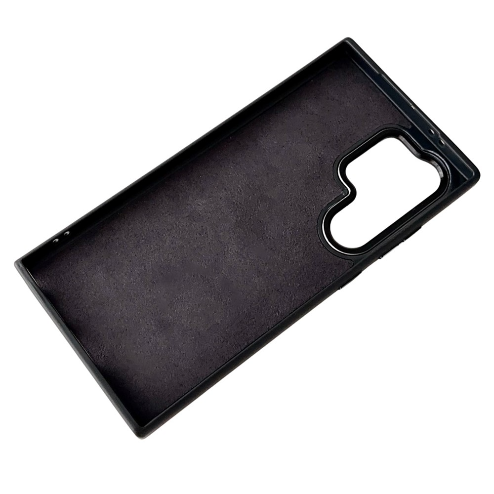 Ovitek za Samsung Galaxy S23 Ultra S918, OEM, Prilagojen E-Ink zaslon, Črn