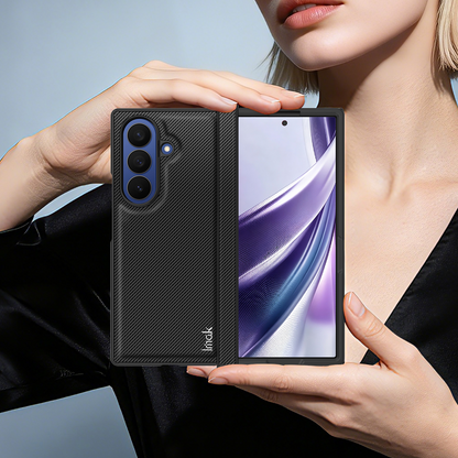Ovitek za Samsung Galaxy Z Fold8 Ultra F976, Imak, Karbon, Črn