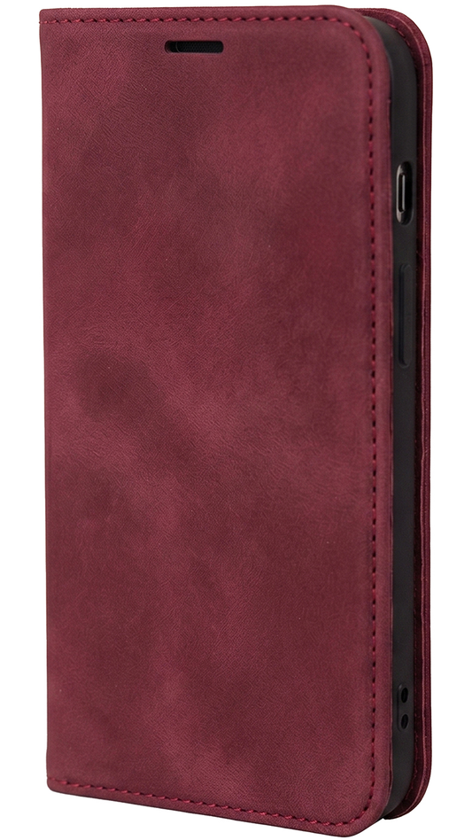 Etui za Samsung Galaxy A18 5G A186 / A17 4G A175 / A17 5G A176 / A26 A266, OEM, Smart Suede, bordo