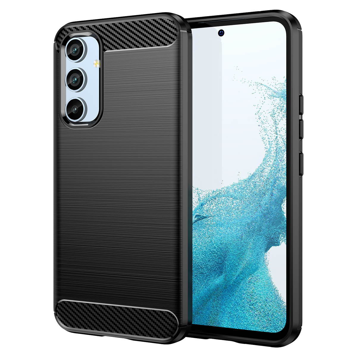Ovitek za Samsung Galaxy A54 A546, OEM, Karbon, Črn