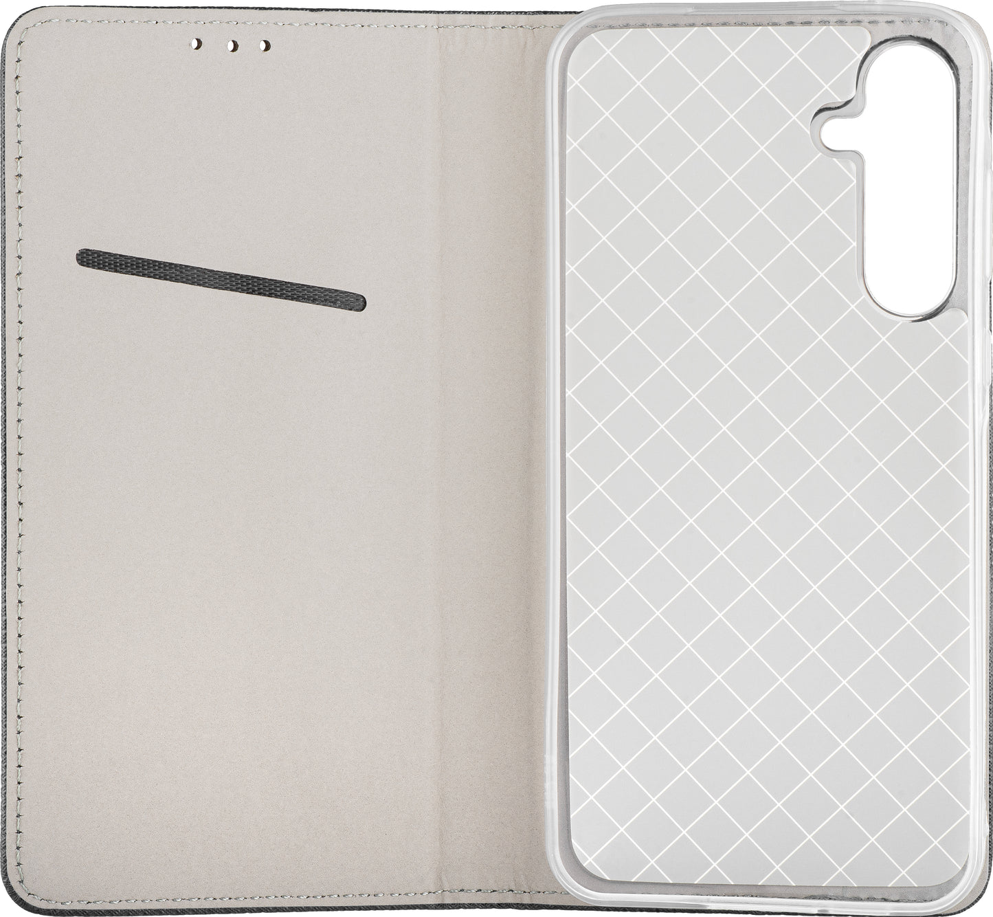 Ovitek za Samsung Galaxy M16 M166 / A16 5G A166 / A16 4G A165, OEM, Smart Magnet, Črn