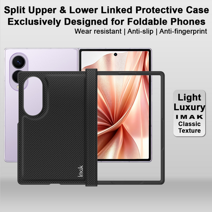 Ovitek za Samsung Galaxy Z Fold8 F971, Imak, Karbon, Črn