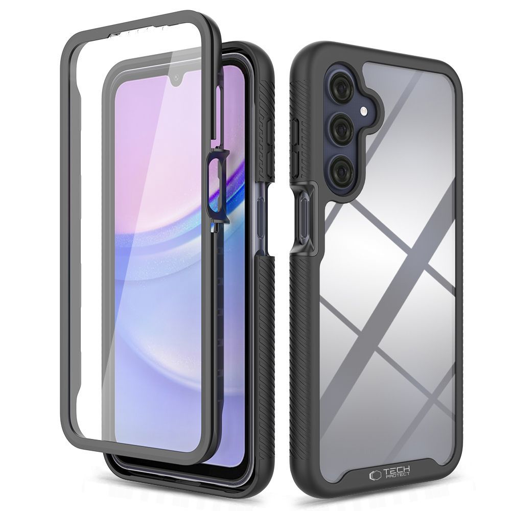 Ohišje za Samsung Galaxy A16 5G A166 / A16 4G A165, Tech-Protect, Defence360, črno 