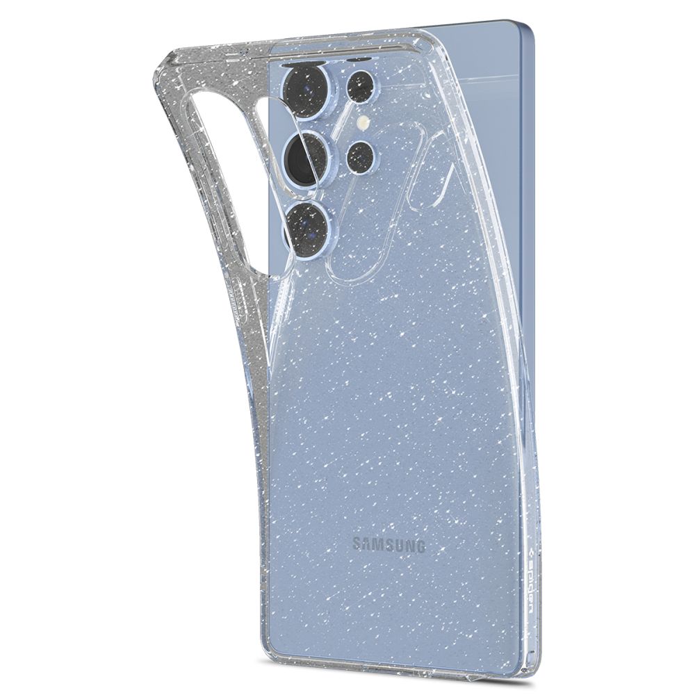 Ovitek za Samsung Galaxy S25 Ultra S938, Spigen, Liquid Crystal Glitter, Prozoren ACS08950