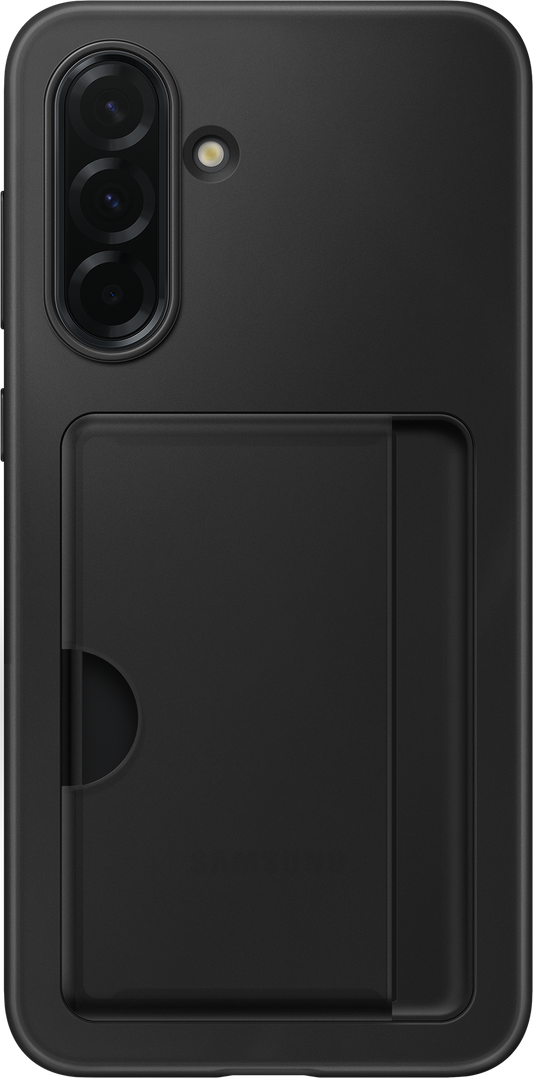 Ovitek za Samsung Galaxy A36 A366, Card Slot Case, Črn EF-OA366TBEGWW