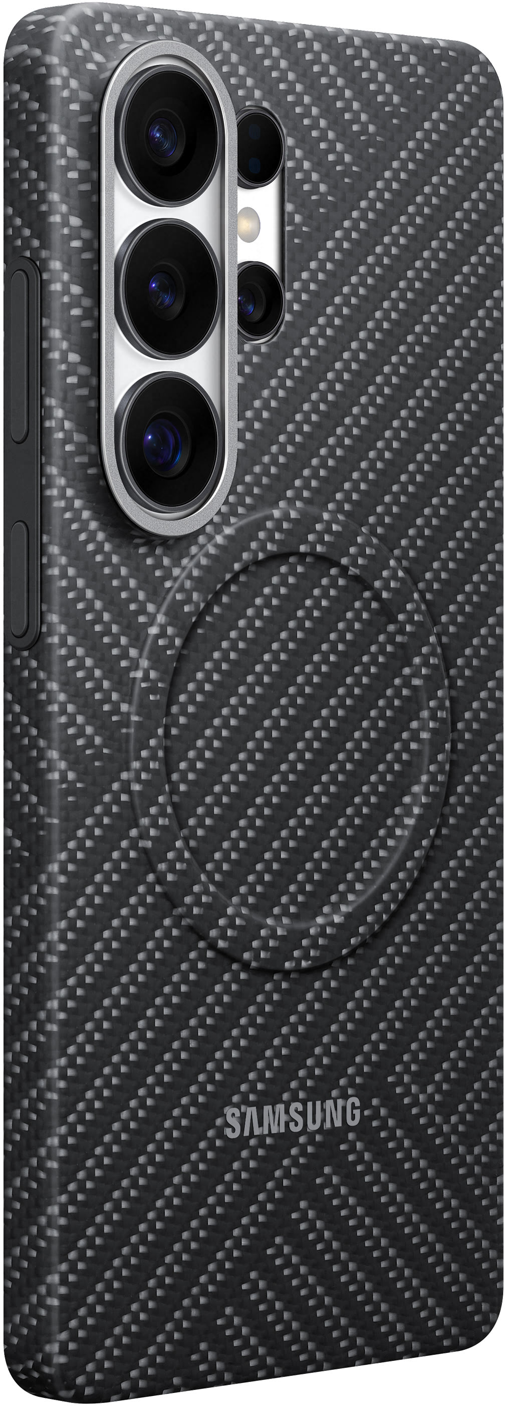 Ovitek za Samsung Galaxy S26 Ultra S948, Carbon Magnet Case, Siva EF-KS948SSEGWW
