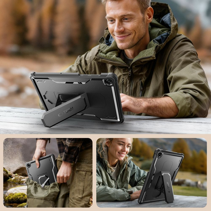 Ovitek za Samsung Galaxy Tab A11+ / Tab A9+, Tech-Protect, Kevlar Pro, Črn